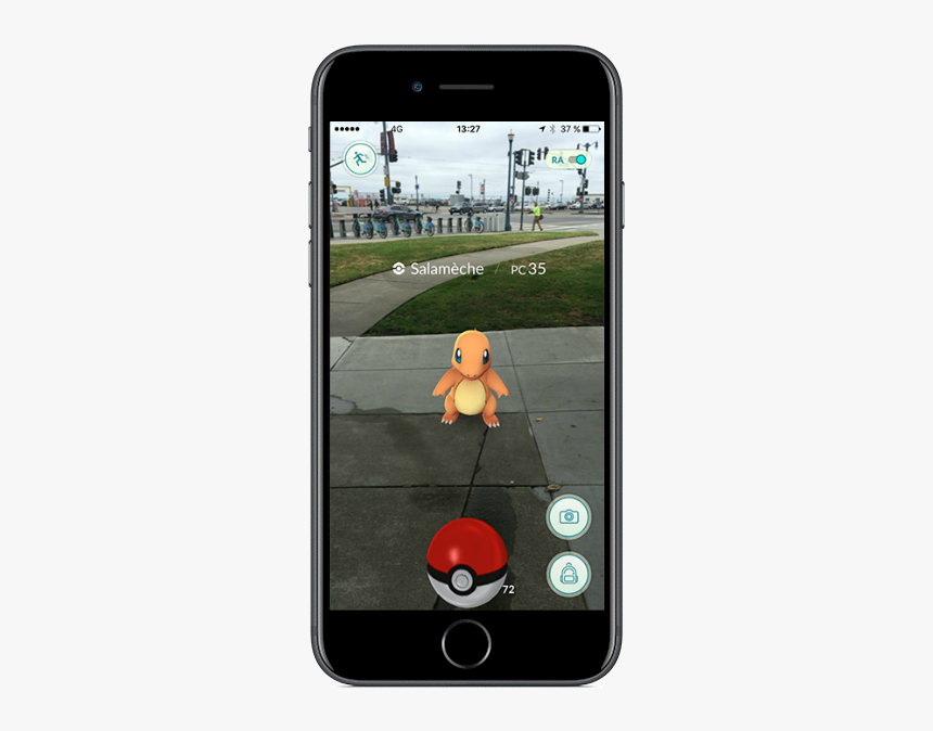 11 - Pokemon Go Catching Pokemon Gif, HD Png Download, Free Download