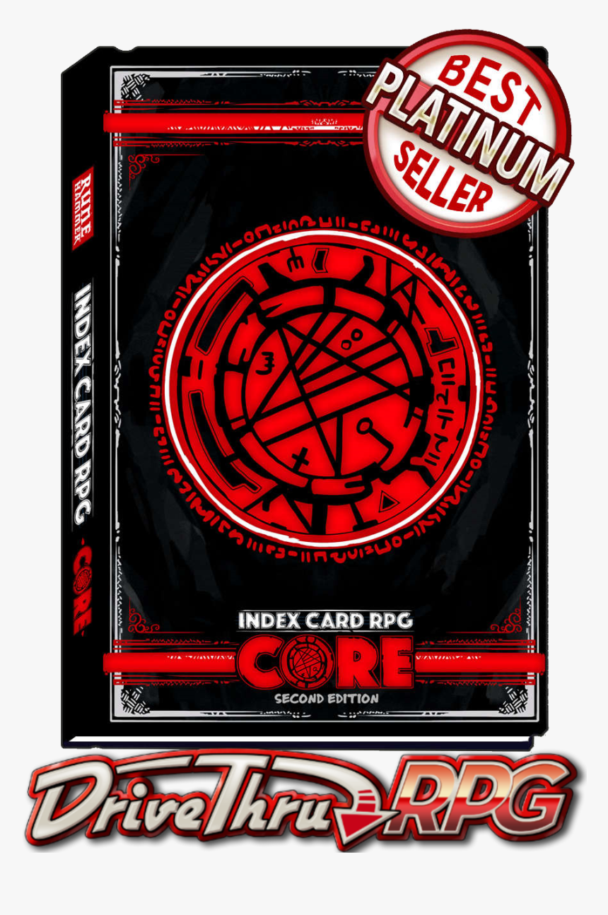 Index Card Rpg Core: Second Edition, HD Png Download, Free Download