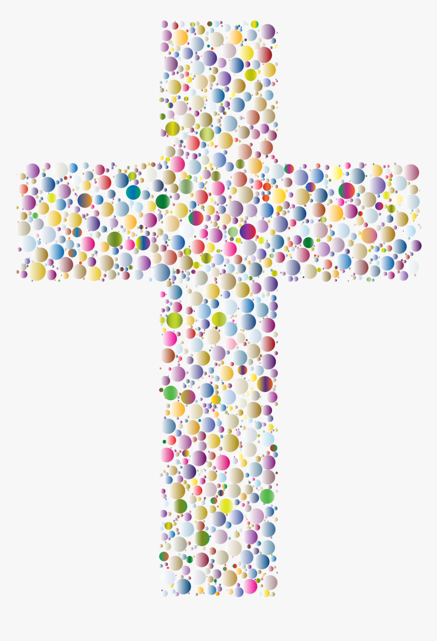Free Colorful Cross Clipart Picture Freeuse Library - Colorful Cross Transparent Background, HD Png Download, Free Download