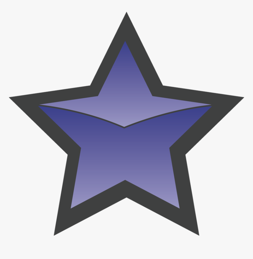 Free Clipart Star Shapes Graphic Royalty Free Stock - Hollywood Star Icon Png, Transparent Png, Free Download