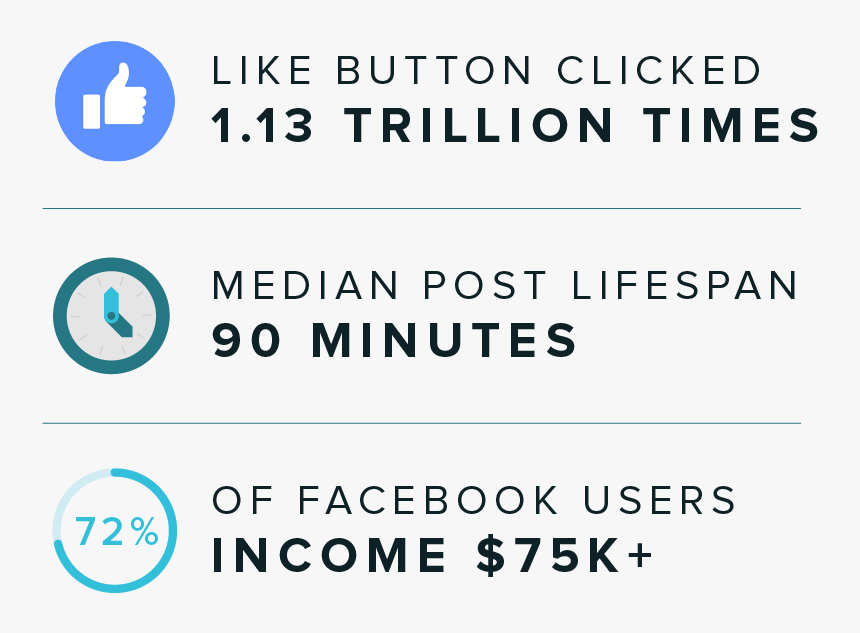 Graphic Of Statistics About Facebook - Freshers Day, HD Png Download, Free Download