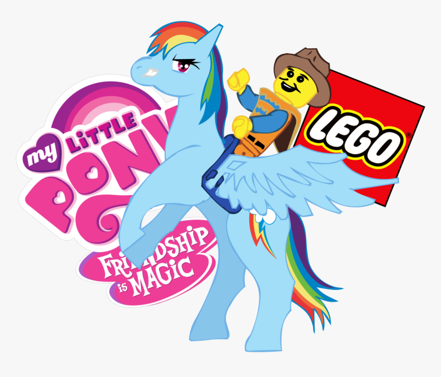 Big Mac A Brony, Crossover, Emmet Brickowski, Fim Logo, - My Little Pony: Friendship Is Magic Fandom, HD Png Download, Free Download