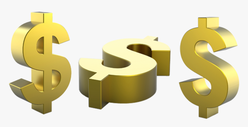 Transparent Background Gold Dollar Signs Png, Png Download, Free Download