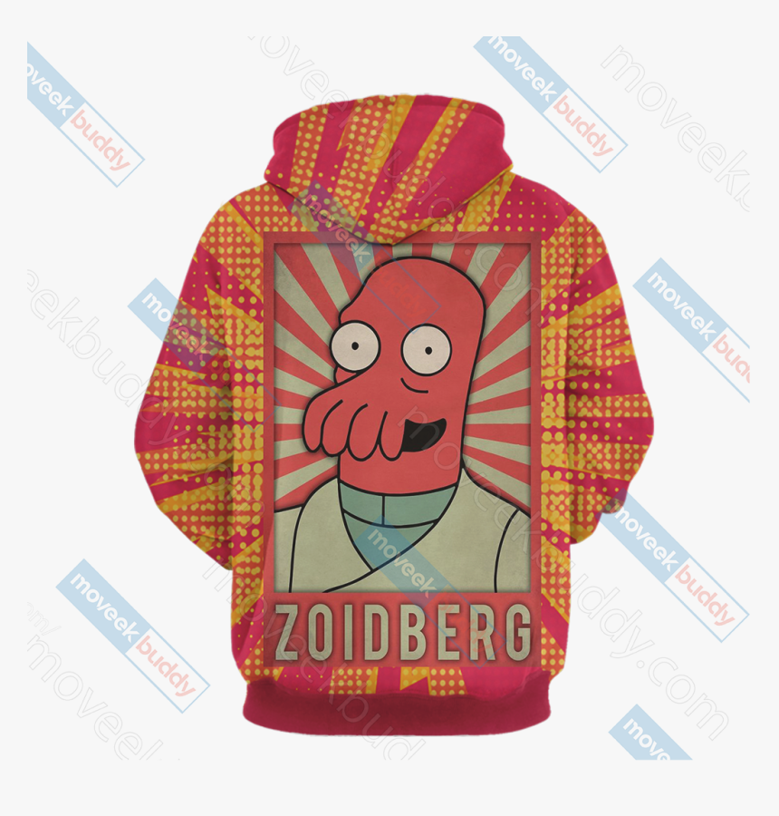 Futurama Why Not Zoidberg Unisex 3d Hoodie - Zoidberg Poster, HD Png Download, Free Download