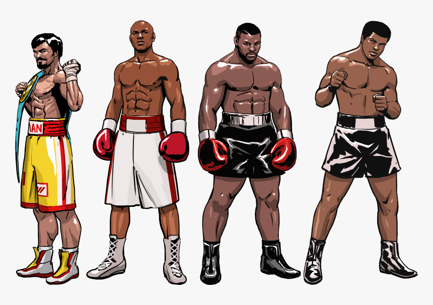 Muhammad Ali Floyd Mayweather Mike Tyson, HD Png Download, Free Download