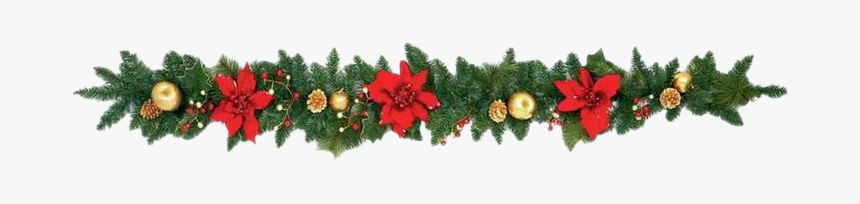 Outdoor Christmas Garland Png Transparent Image - Christmas Garland Png Transparent, Png Download, Free Download