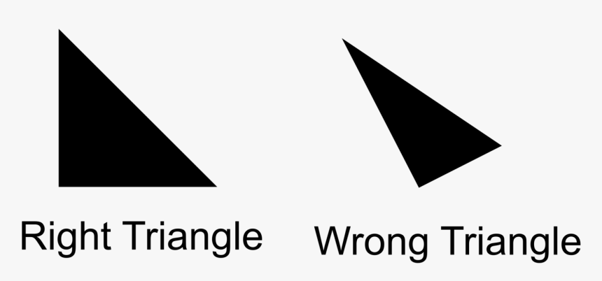 Triangle,area,text - Wrong Triangle, HD Png Download, Free Download