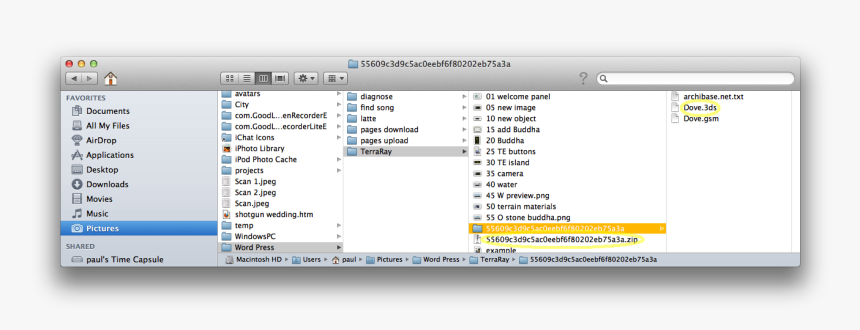 70 Zip File - Mac Os X Lion Finder, HD Png Download, Free Download