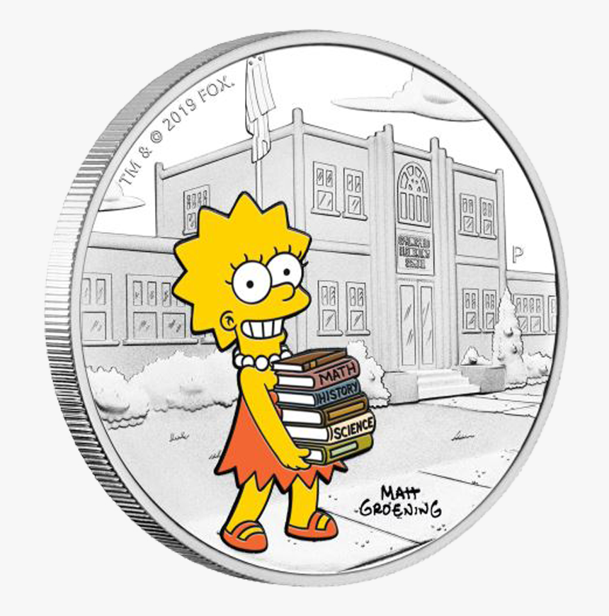 Lisa Simpson Coin, HD Png Download, Free Download