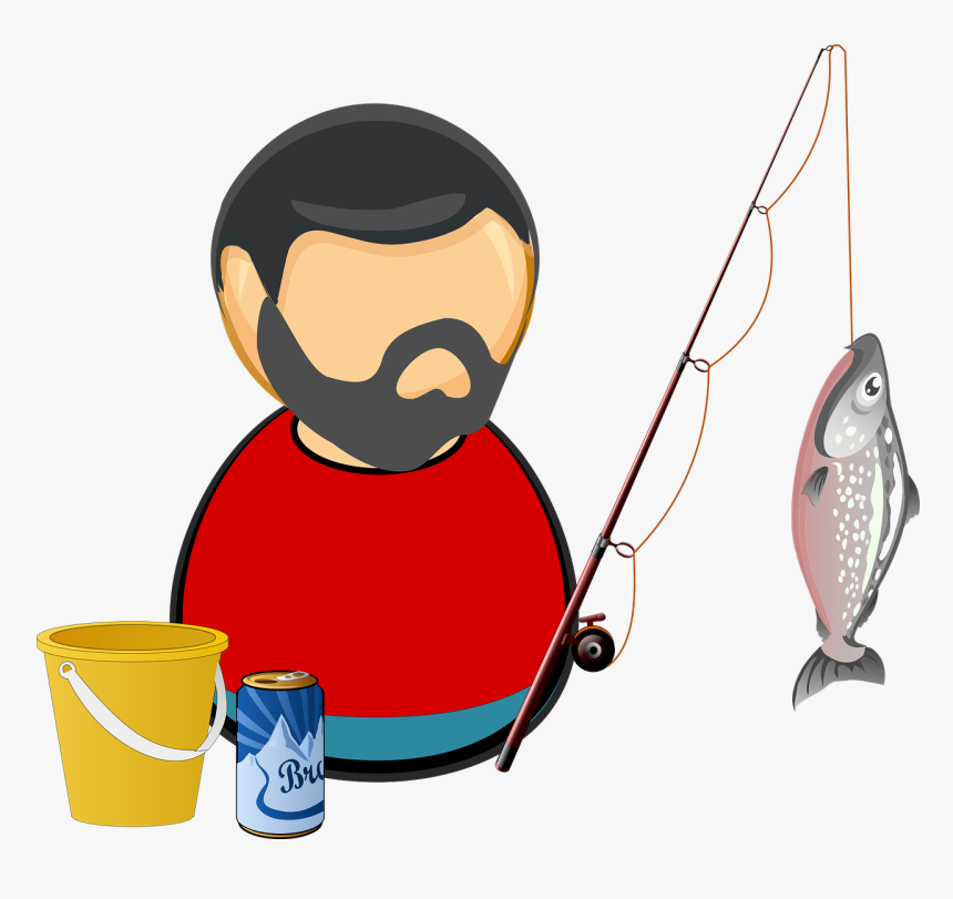 Clipart Fisherman Png, Transparent Png, Free Download