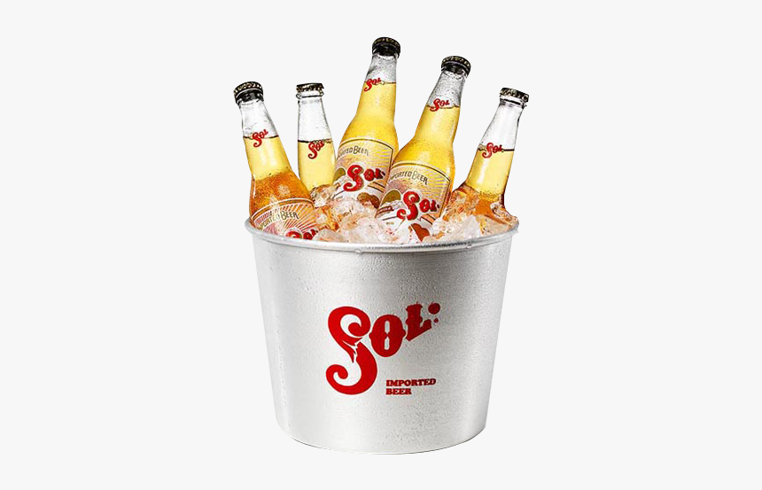 modelo football and sol cerveza beer bucket 2 pack ...free shipping 