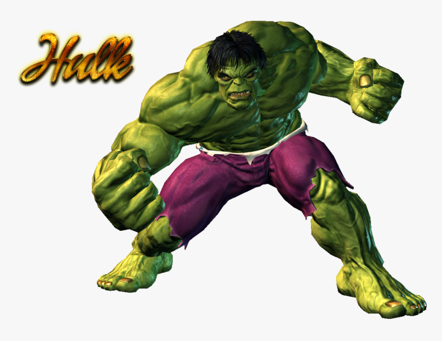 Hulk Transparent Background - Incredible Hulk Game Characters, HD Png Download, Free Download