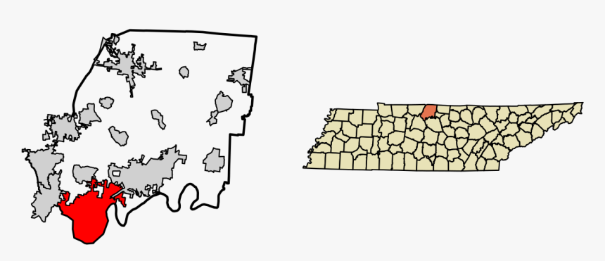 Tennessee County Map, HD Png Download, Free Download