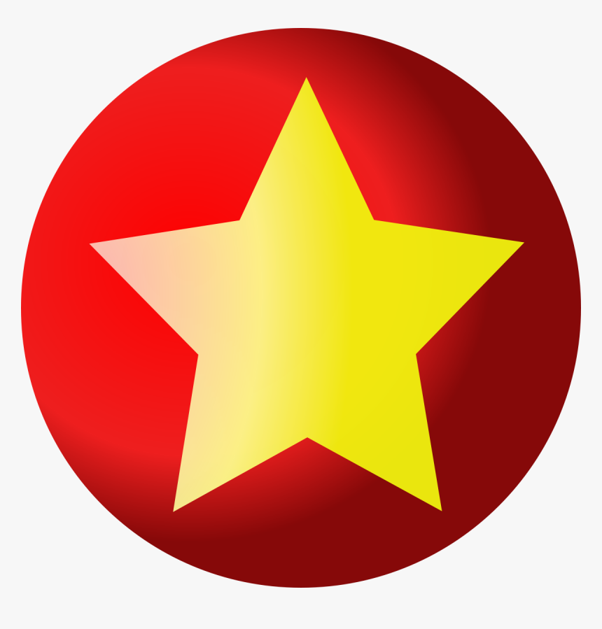 Ball Star Red Yellow, HD Png Download, Free Download