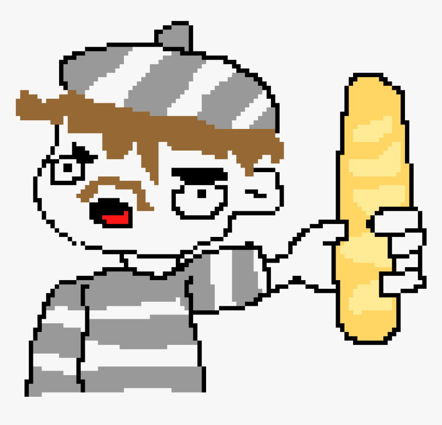 He Is The French Baguette Mannnnnnnnnn - Pixelated Baguette, HD Png Download, Free Download
