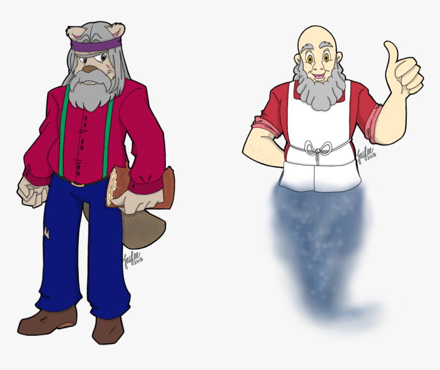 Paul Chuck & Beard Burgermaster Character - Cartoon, HD Png Download, Free Download