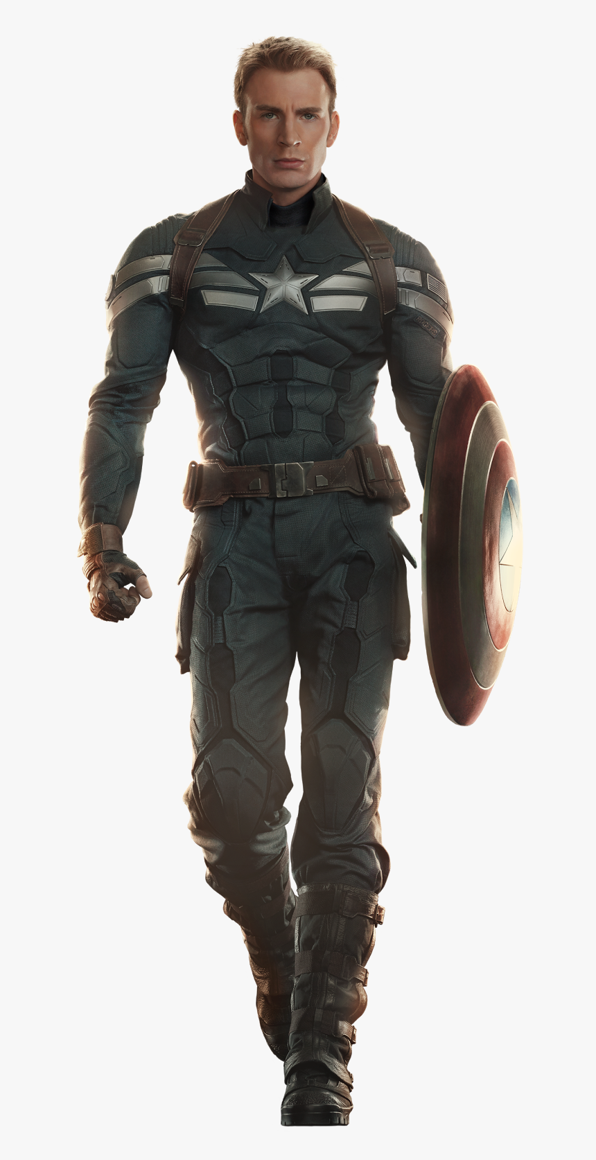 Chris Evans Captain America Cardboard Cutouti Think - Chris Evans Winter Soldier Captain America, HD Png Download, Free Download
