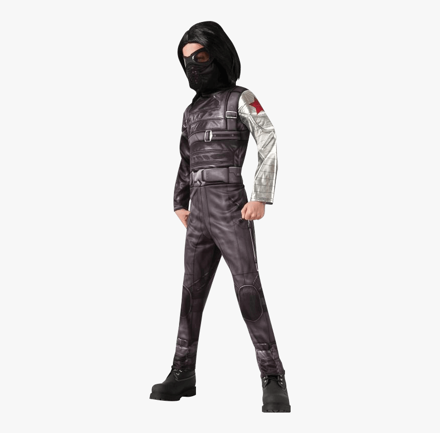 Kids Winter Soldier Costume - Winter Soldier Kid Costume, HD Png Download, Free Download