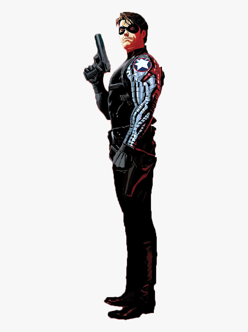 Bucky Barnes Black Widow - Winter Soldier Comic Png, Transparent Png, Free Download