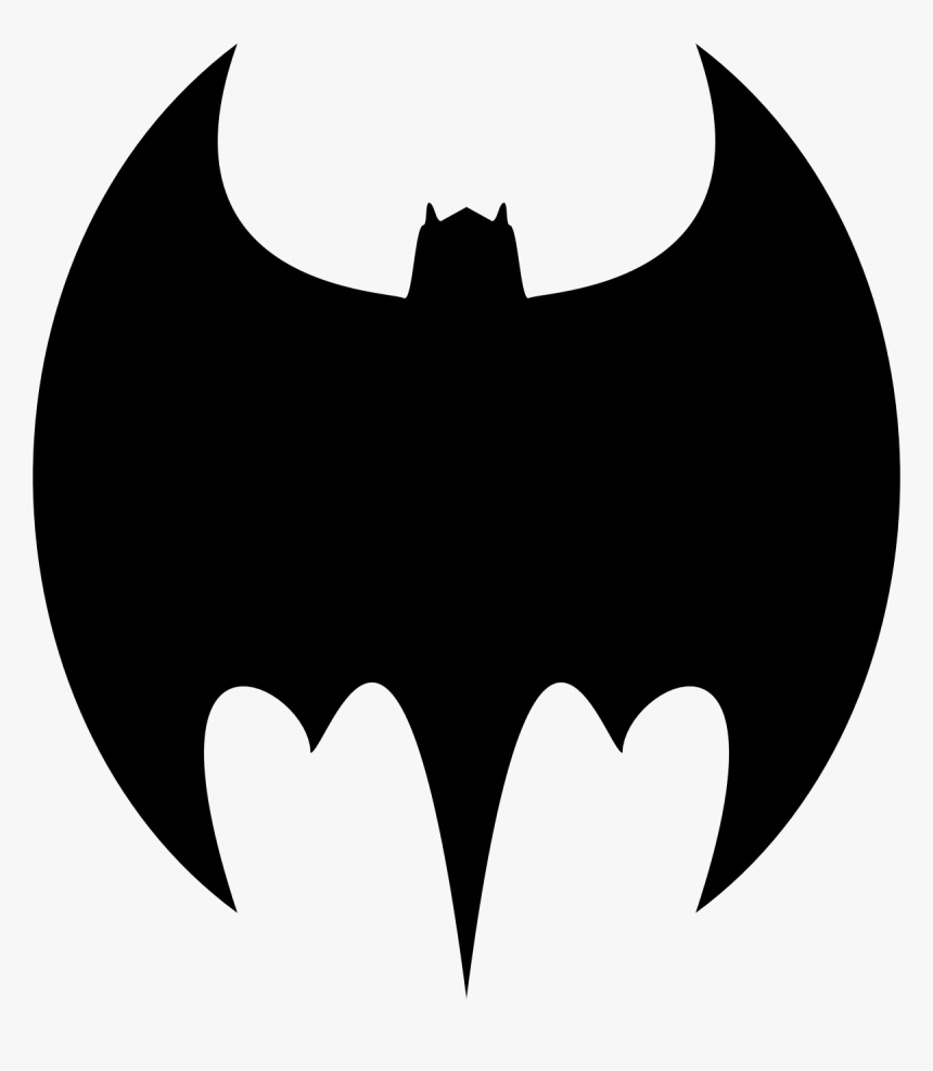 Club Clipart Bat - Batman Logo 1965, HD Png Download, Free Download