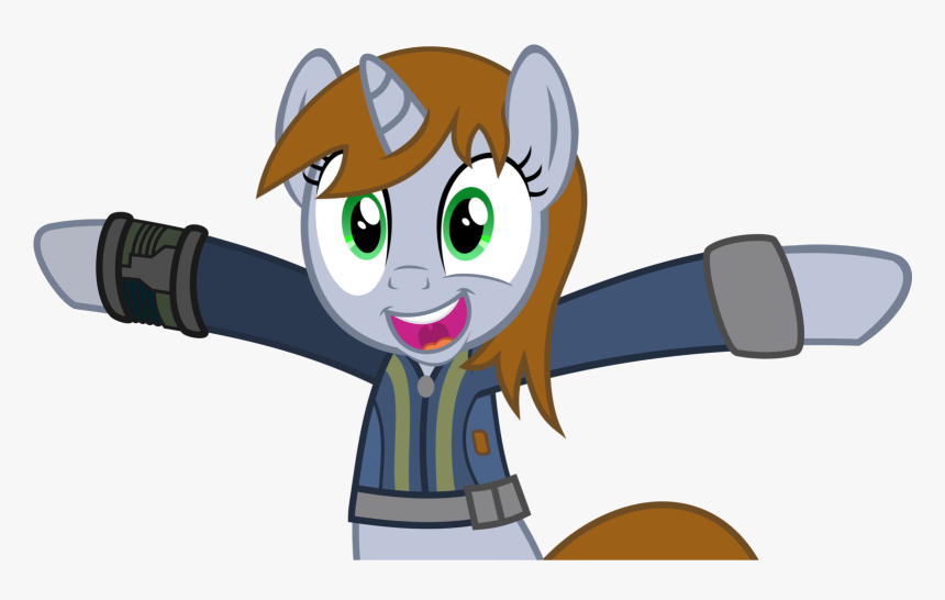 Pony Mammal Cartoon Vertebrate Horse Like Mammal Fictional - Littlepip Of Fallout Equestria, HD Png Download, Free Download