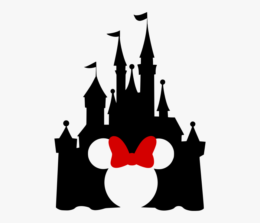 Download Disney Castle With Mickey Cutout Transparent Disney Castle Logo Hd Png Download Kindpng