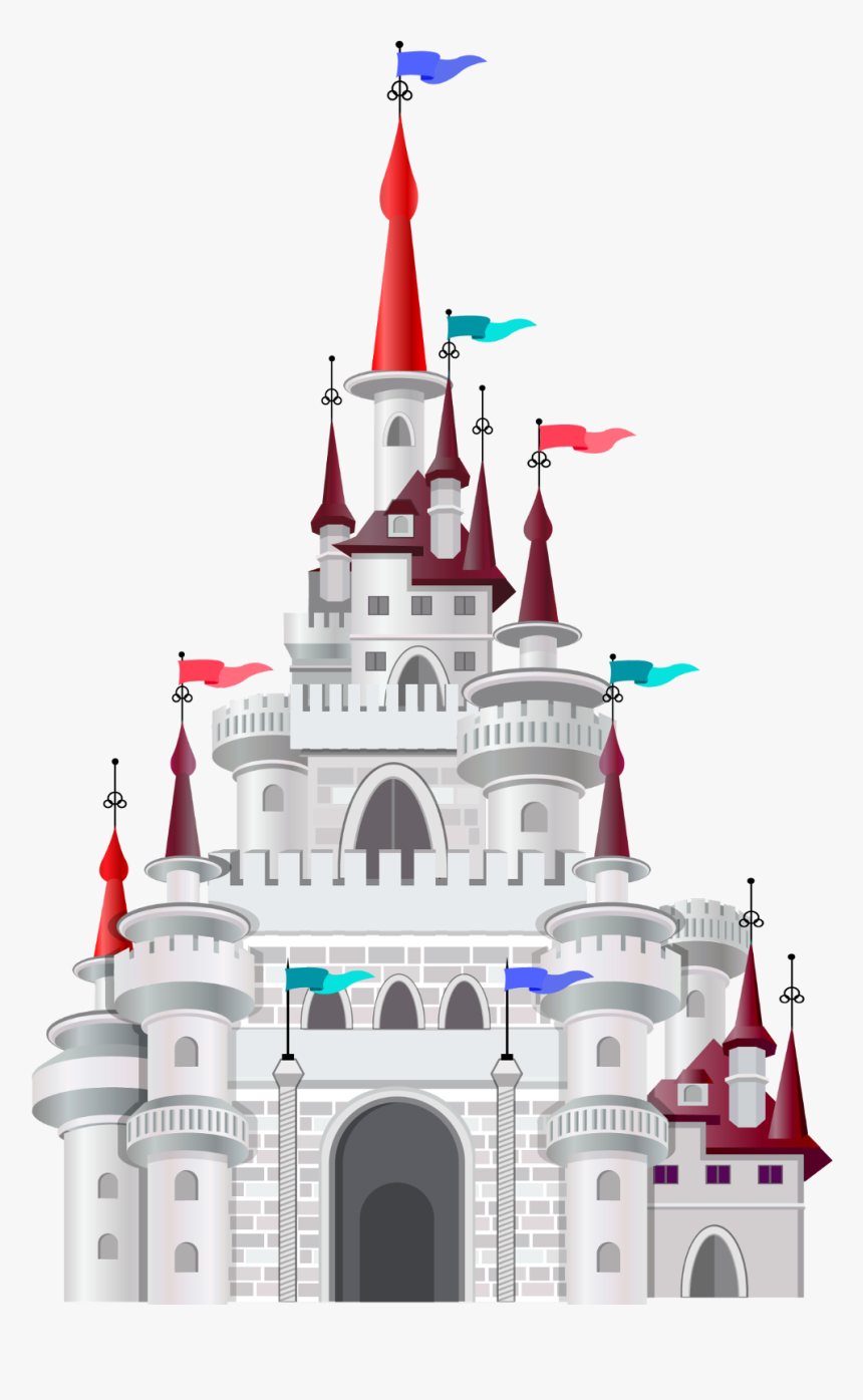 Disney Castle Illustration Png, Transparent Png, Free Download