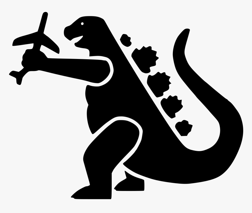 Monster Of Monsters Mothra Silhouette Stencil - Godzilla National Animal Of Japan, HD Png Download, Free Download