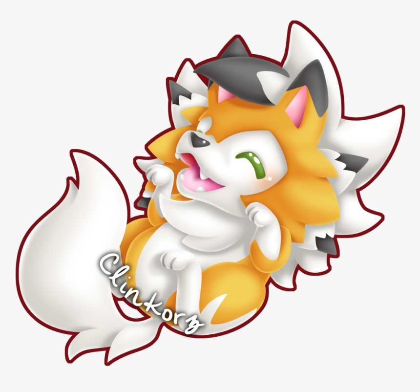 745 Lycanroc - Cartoon, HD Png Download, Free Download