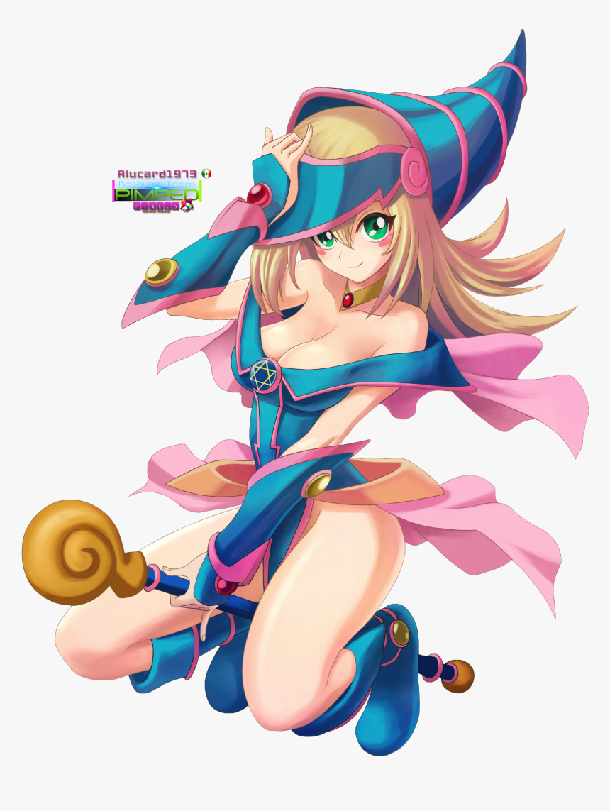 Png Dark Magician Girl - Yu Gi Oh Phone Wallpaper Dark Magician Girl, Transparent Png, Free Download