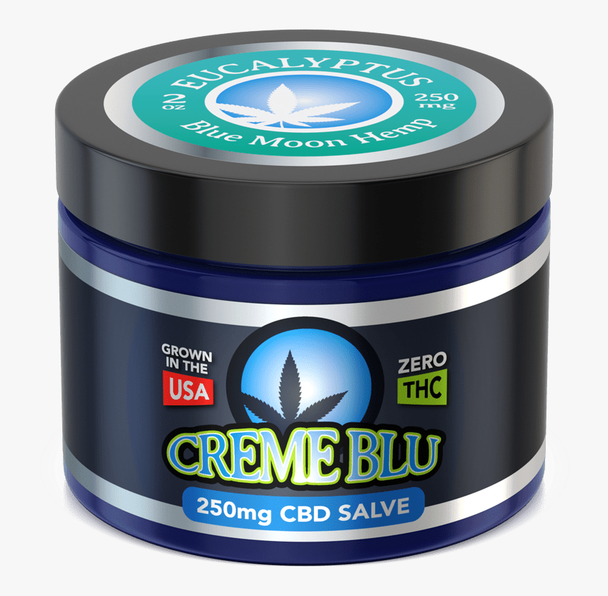 Salves Eucalyptus 2oz Top - Blue Moon Hemp, HD Png Download, Free Download