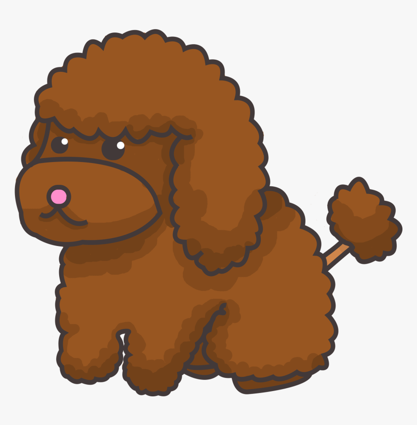 Poodle Cartoon Png, Transparent Png, Free Download