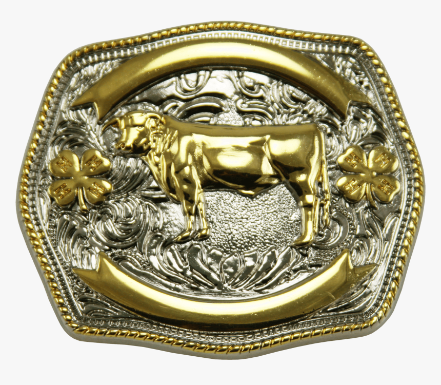 4-h Beef Custom Belt Buckle - Belt Buckle Transparent, HD Png Download, Free Download