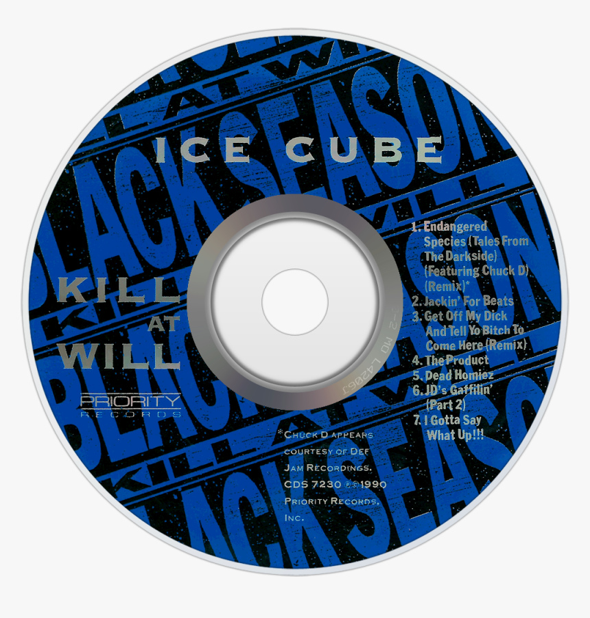 Kill At Will Ice Cube Disc, HD Png Download, Free Download