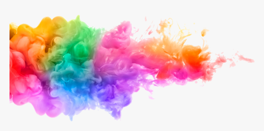 colorful #smoke - Color Explosion Transparent Background, HD Png Download -  kindpng