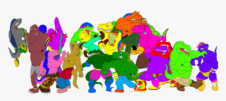 Royal Rumble Dinosaurs Preview - Illustration, HD Png Download, Free Download