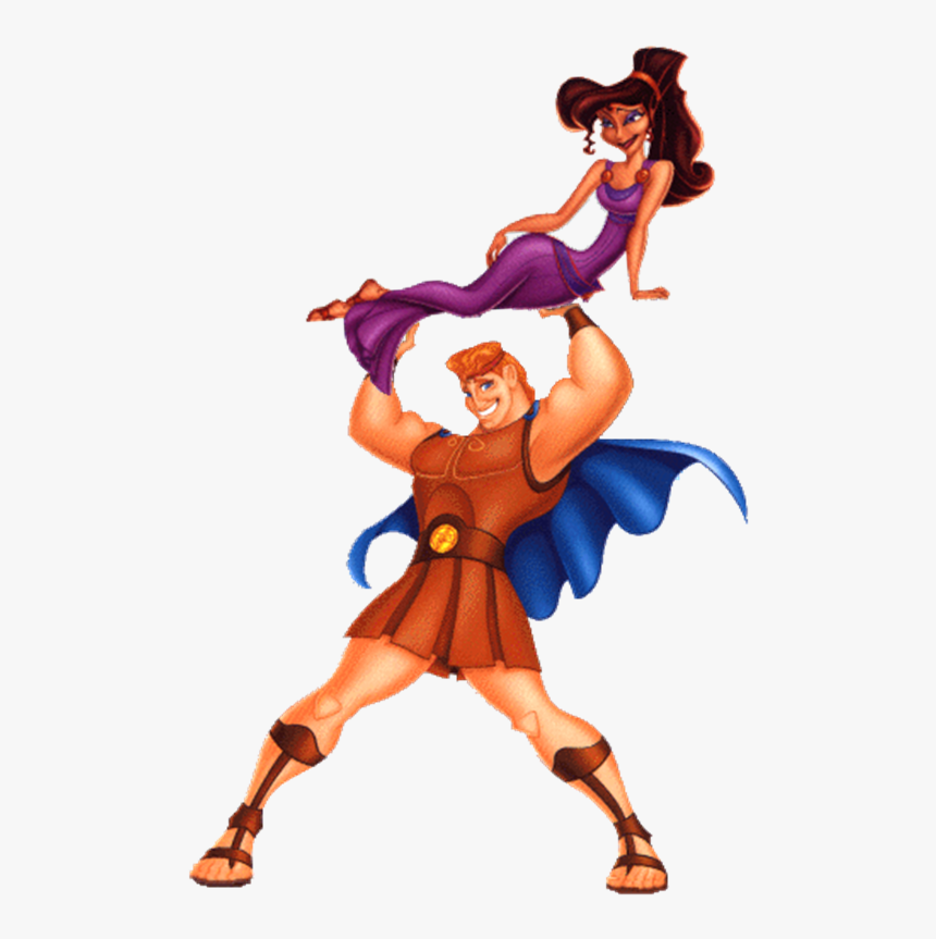 Hercules Carrying Megara - Hercules Disney Png, Transparent Png, Free Download