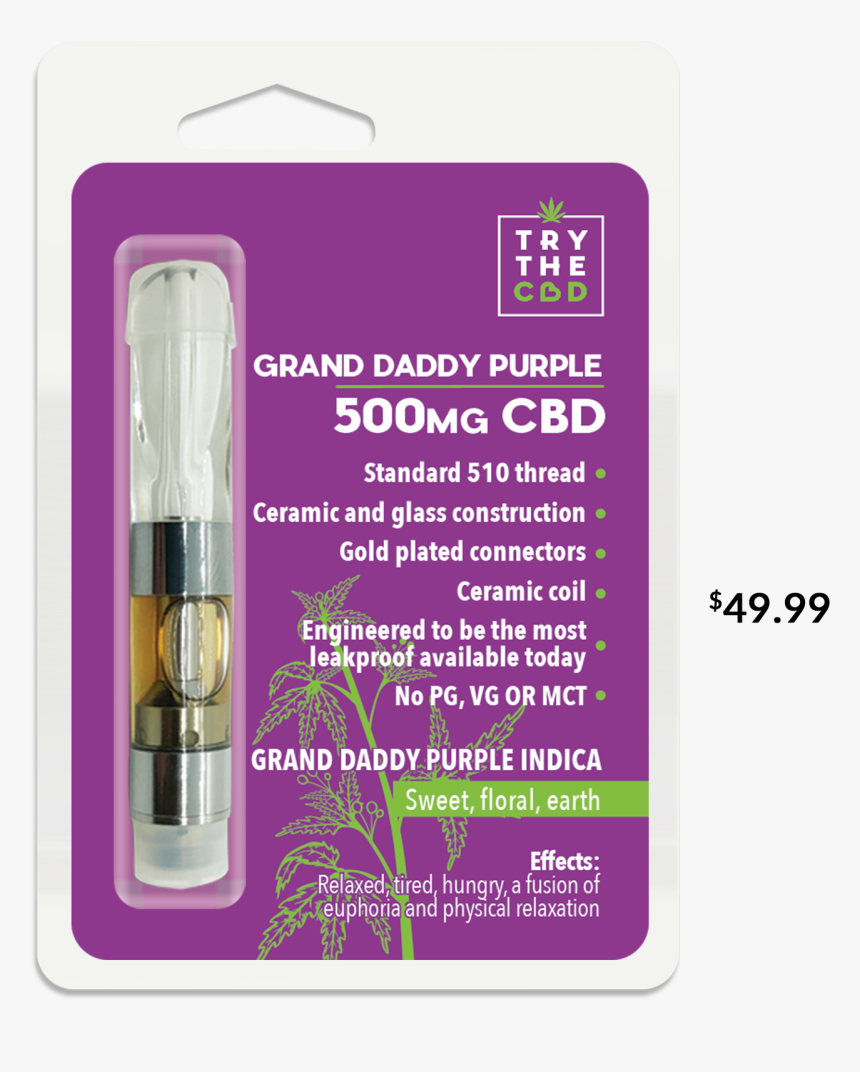 Com Concentrates Cartridges Grand Daddy Purple 500mg - Gorilla Glue Oil Cartridge, HD Png Download, Free Download