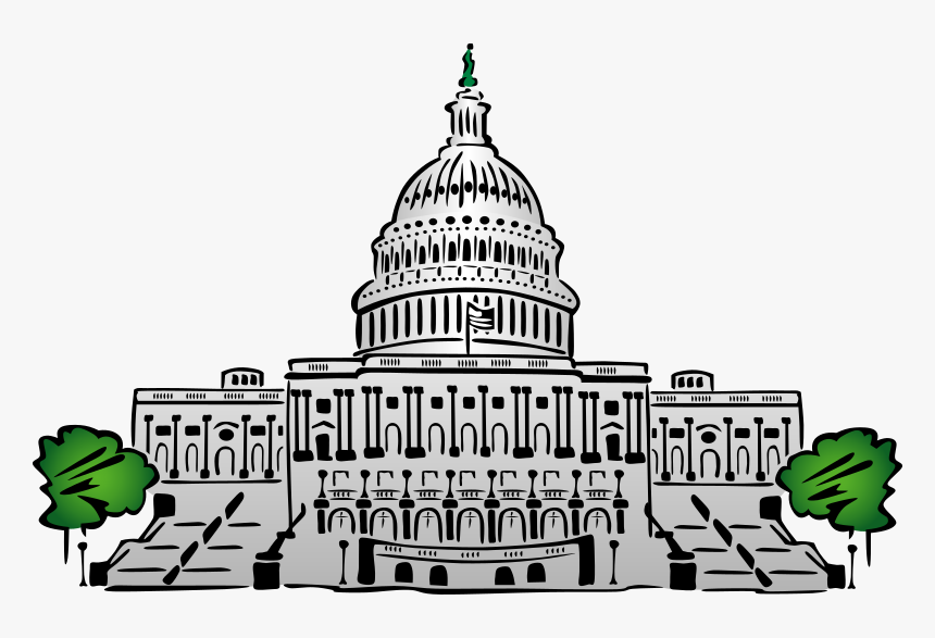 Congress Clipart Whitehouse Cute Borders, Vectors, - Government Clipart, HD Png Download, Free Download