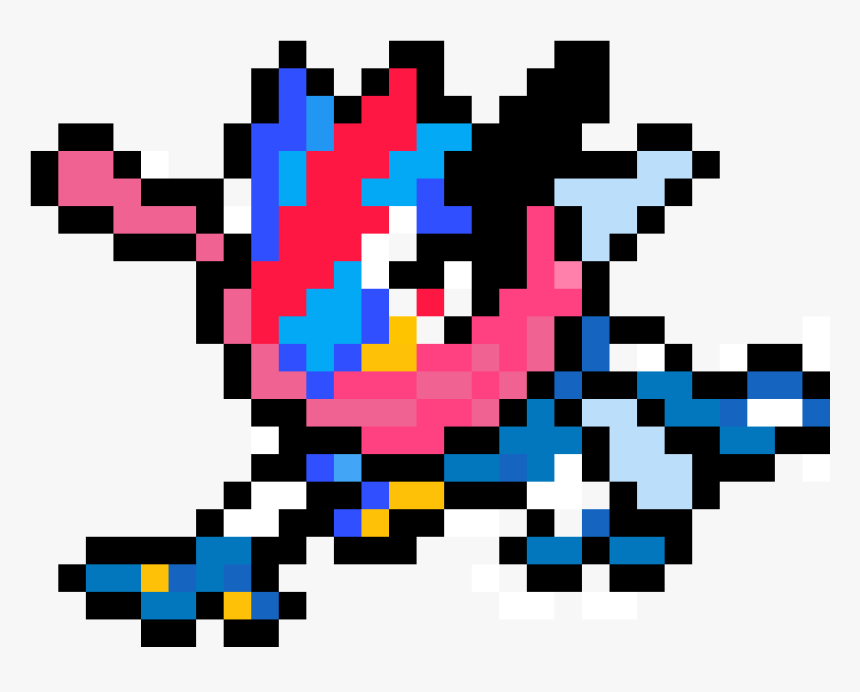 Greninja Pixel Art, HD Png Download, Free Download