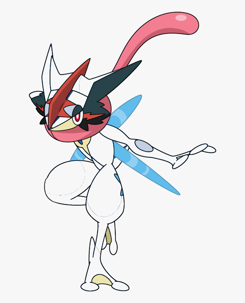 Invicble Greninja - 658 Greninja Ash Xy Anime Png, Transparent Png, Free Download