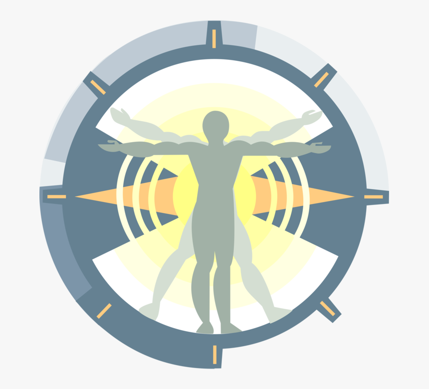 Vector Illustration Of Leonardo Da Vinci Devises Vitruvian - Therapy Patient Centered Care, HD Png Download, Free Download