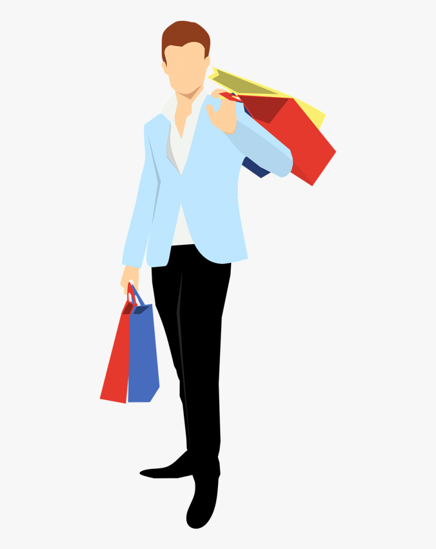 Shopping Man Vector Png Clipart , Png Download - Fashion New Year 2019, Transparent Png, Free Download