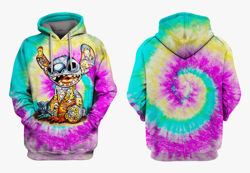 Gearhuman 3d Lilo And Stitch Hoodies - Hoodie, HD Png Download, Free Download