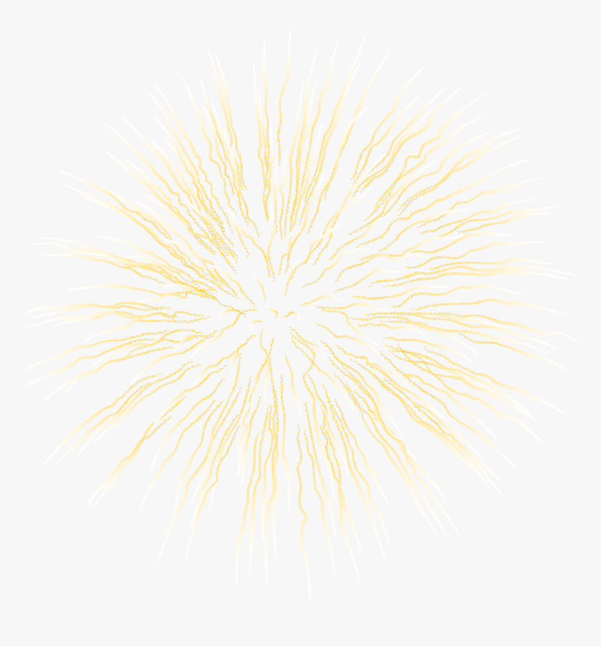 Gold Fireworks Png Download - Gold Fireworks Png, Transparent Png, Free Download