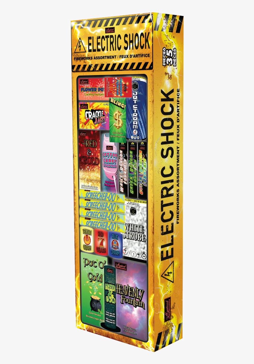 Electric Shock - Electric Shock Box Firework, HD Png Download, Free Download