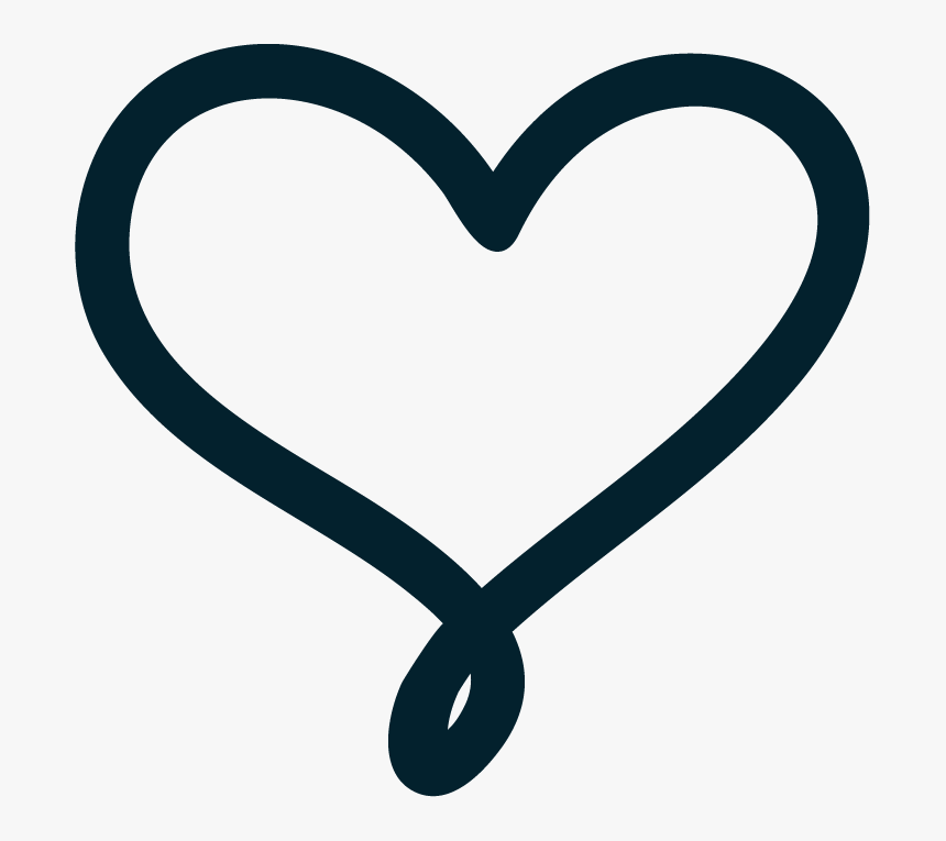 Transparent Black Heart Outline, HD Png Download, Free Download