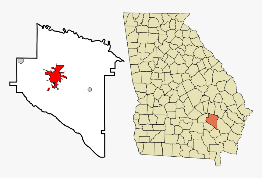 Baxley Ga On Map, HD Png Download, Free Download