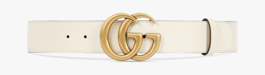 White Gucci Belt Womens, HD Png Download, Free Download