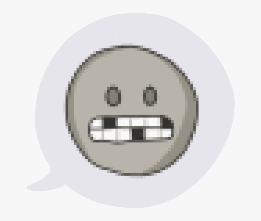 Emoji Ground Teeth - Circle, HD Png Download, Free Download